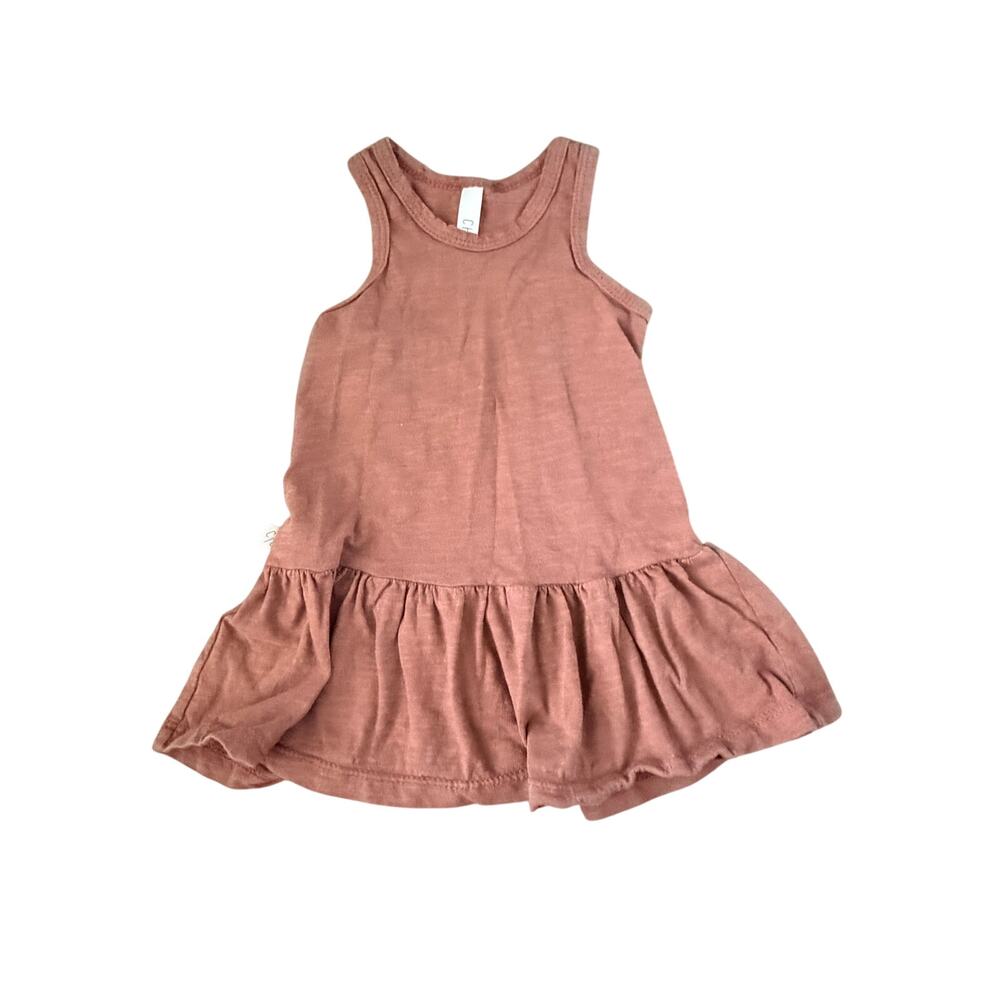 Childhoods Mauve Twirly Tank Dress for Girls (12-18 Months)